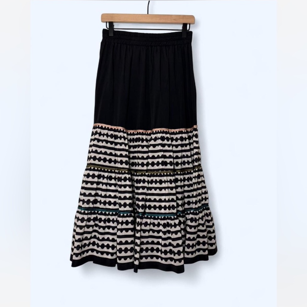 Mary Katrantzou 100% Silk Midi Skirt – New Without Tags
